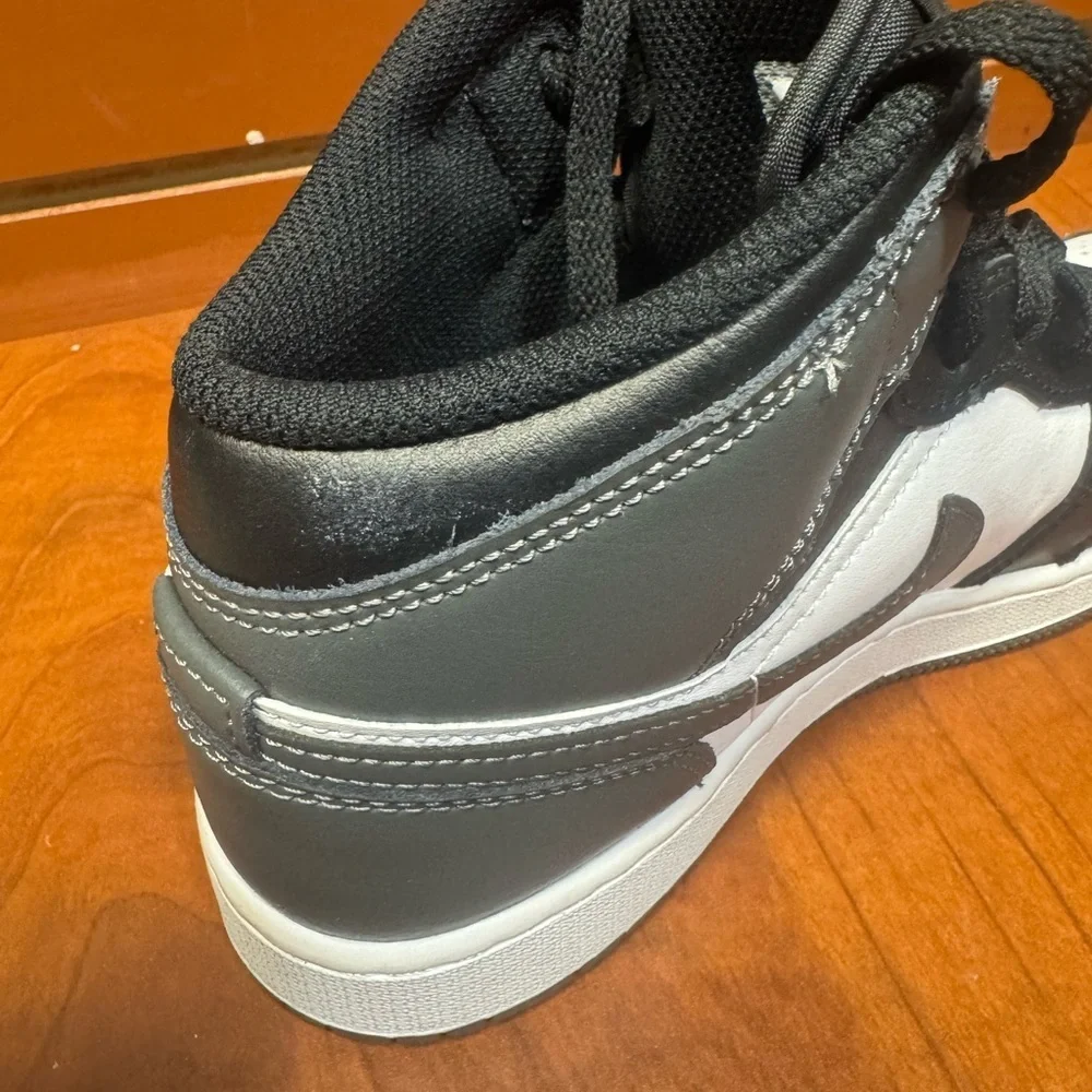 Nike Black and Gray High-Top Sneakers